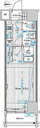 ブライズ方南町 1Kの間取図画像