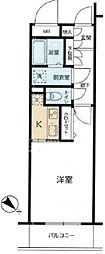 ベスト伊勢佐木長者町 1Kの間取図画像