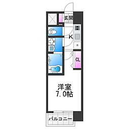 間取図画像 1K