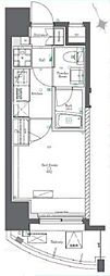 AZEST西巣鴨 1Kの間取図画像