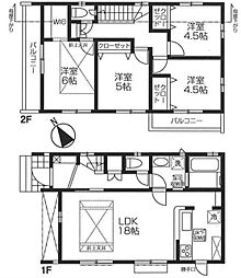 BLOOMING MAISON府中市押立町5号棟 4LDKの間取り