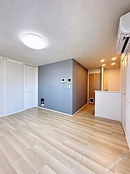 JR阪和線 北信太駅 徒歩25分の賃貸アパート 3階1LDKのリビング/ダイニング