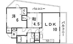 ローレル三宮 6階/-