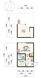 CasaViola志村 1Kの間取図画像