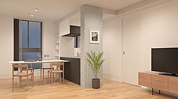 フレア代々木 201 2階2LDKのリビング/ダイニング