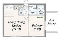 ＧＲＡＮ ＰＡＳＥＯ 池尻大橋 4階1LDKの間取り