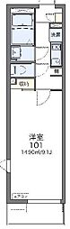 レオネクストトキワ 1Kの間取図画像