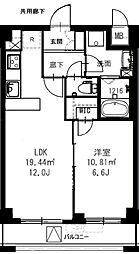 Hilltop2018 1LDKの間取図画像