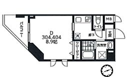 ケイアイビルセンター南 1Kの間取図画像