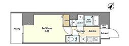 KDXRESIDENCEMachidaNorth 1Kの間取図画像