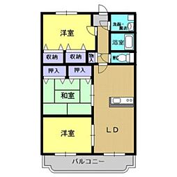 ユーミーアプリーレA 3LDKの間取図画像