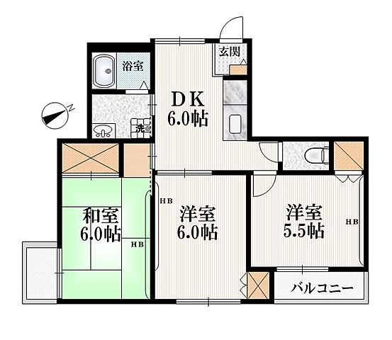 ホームズ でお部屋探し 都営大江戸線 新江古田駅 徒歩10分 3dk 賃料11万円 3階 53 87 賃貸マンション住宅情報 物件番号 取扱い不動産会社 株式会社ニチワ 高田馬場営業所