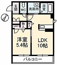 ラ・ソーレ　サエキ A0303 ｜ 広島県呉市本通７丁目1-27（賃貸アパート1LDK・3階・39.29㎡） その2