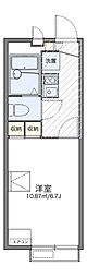 レオパレスK&H 1Kの間取図画像