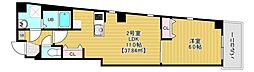 ソレイユ西尾久 1LDKの間取図画像