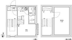 リーガランドプラス江古田 1階1DKの間取り