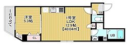 Parc奥浅草 201号室 1LDKの間取図画像