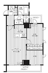 グランハイツ代々木 2LDKの間取図画像