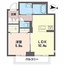 ベアーレ 202 ｜ 福島県いわき市平字愛谷町二丁目1-4（賃貸マンション1LDK・2階・41.23㎡） その2