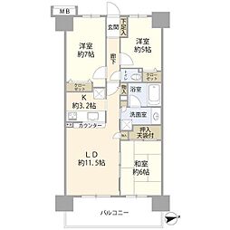 間取図画像 3LDK