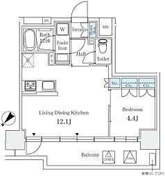 間取図画像 1LDK