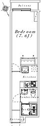 T-2nd 1Kの間取図画像