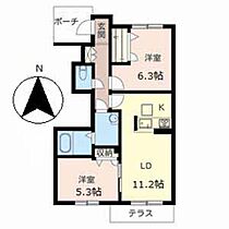 ＳｈａＭａｉｓｏｎ　Ｖｉａ　Ｓｏｌｅ 0102 ｜ 大阪府富田林市谷川町7-3（賃貸アパート2LDK・1階・54.68㎡） その2