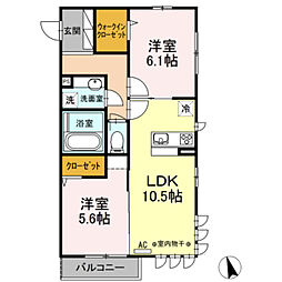コンフォート プラス・T 2階/201