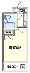 ア・フィットステージ市川南 1Kの間取図画像