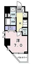 プラザ・デル・ソル 1Kの間取図画像