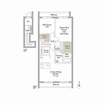 エルム白鷺 00203 ｜ 東京都中野区白鷺２丁目13-25（賃貸マンション2SLDK・2階・83.65㎡） その2