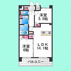 物件の間取り