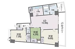 間取図画像 3LDK