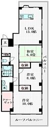 エトワール府中 2LDKの間取図画像