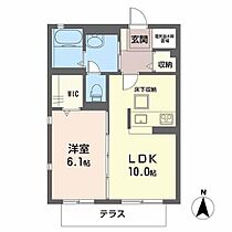 シャーメゾン大道 0103 ｜ 兵庫県明石市大道町１丁目8-1（賃貸アパート1LDK・1階・41.58㎡） その2