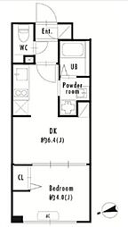 プライマル大塚 3階1DKの間取り