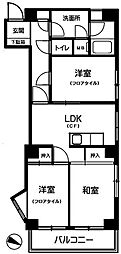 ライオンズマンション中野弥生町 3LDKの間取図画像