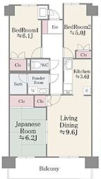 アイル313 11階3LDKの間取り