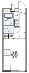 レオパレスソフィア湘南 1Kの間取図画像