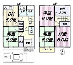 メープルハイム2 4SDKの間取図画像