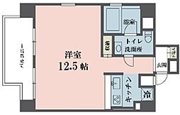 アムス四谷三丁目 506 5階1Kの間取り
