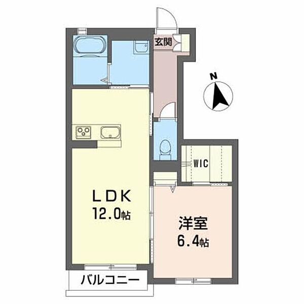 コート・ミューゼ 102｜福島県郡山市横塚２丁目(賃貸アパート1LDK・1階・45.32㎡)の写真 その2