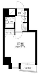 川崎ダイカンプラザシティ 1Kの間取図画像