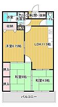 国分スカイマンション2番館 607 ｜ 福岡県久留米市国分町1276-1（賃貸マンション3LDK・6階・65.08㎡） その2