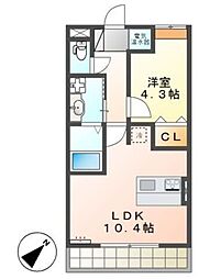 間取図画像 1LDK