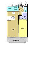 サマーパルク 302 ｜ 佐賀県小城市三日月町久米甘木（賃貸マンション1LDK・3階・44.07㎡） その2