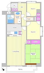 ライオンズマンション淵野辺 3LDKの間取図画像