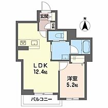 ＳＰｉＮＥＬ 202 ｜ 福島県郡山市咲田１丁目2-5（賃貸アパート1LDK・2階・42.04㎡） その2