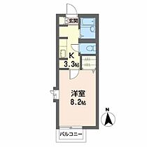 フォンティーヌ 206 ｜ 宮城県仙台市太白区泉崎１丁目16-10（賃貸アパート1K・2階・25.50㎡） その2