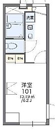 レオパレスKK 1Kの間取図画像